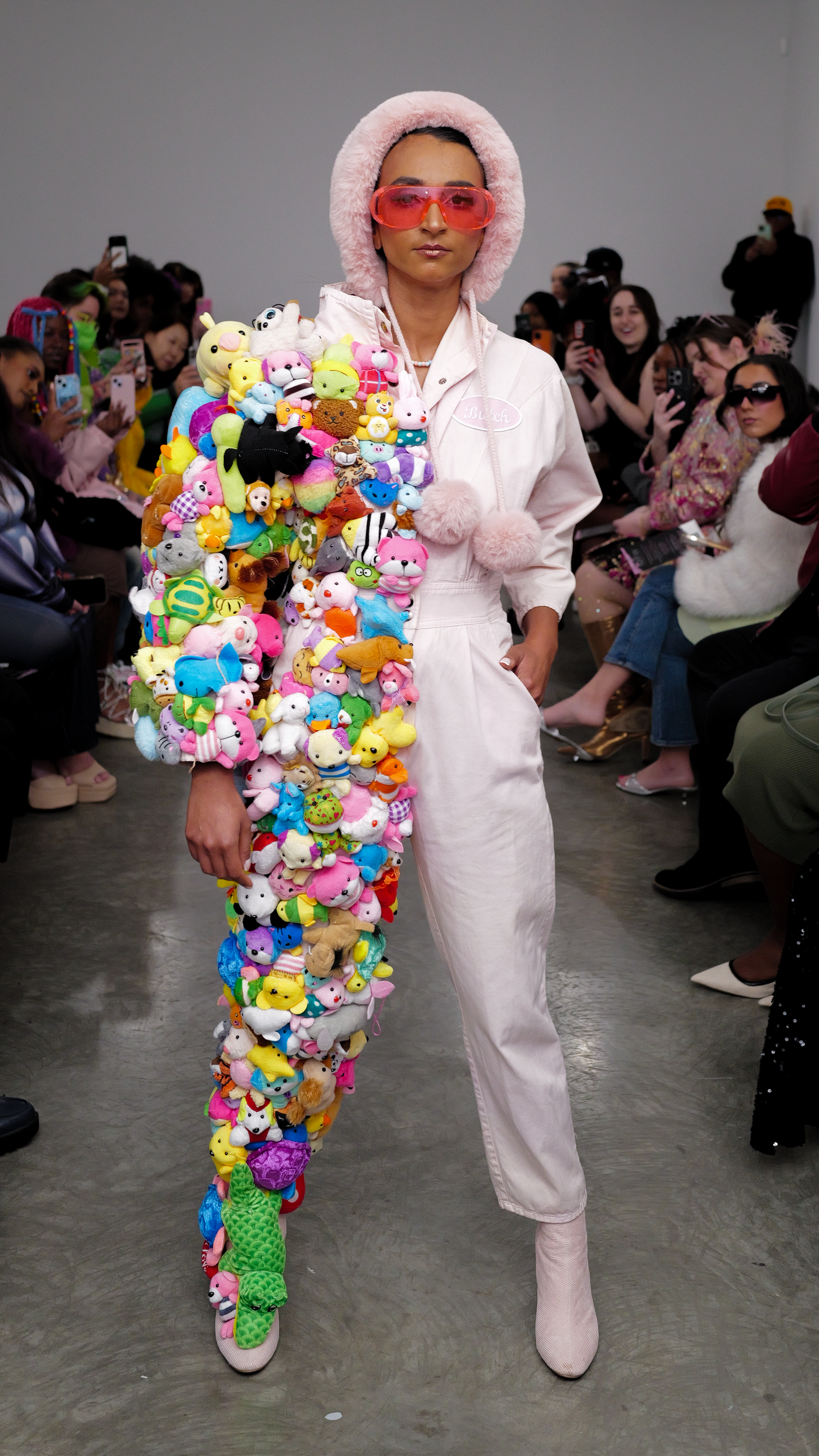 PLUSHY VINTAGE JUMPSUIT —NYFW