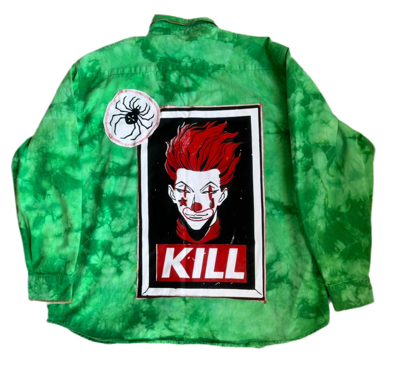 99, 405, and 99 TIE DYE BUTTON DOWN