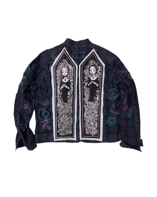 COFFIN CUTIES NANA — FLORAL EMBROIDERED JACKET