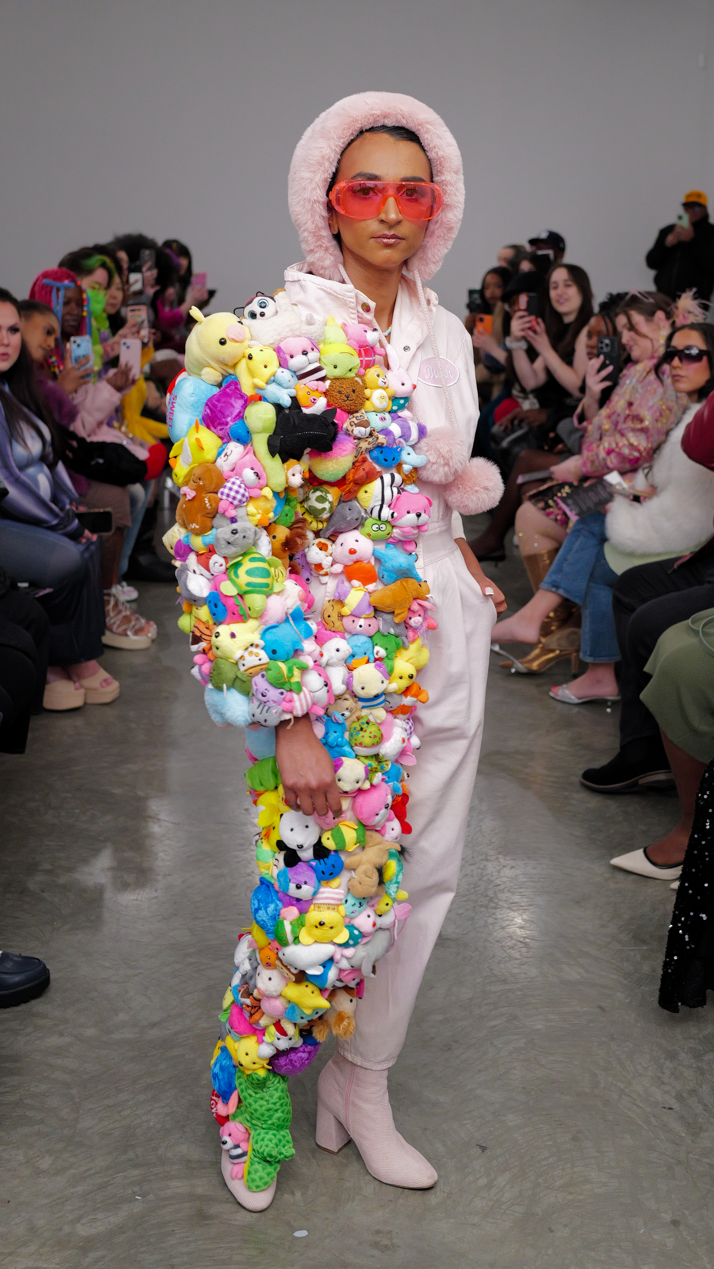 PLUSHY VINTAGE JUMPSUIT —NYFW
