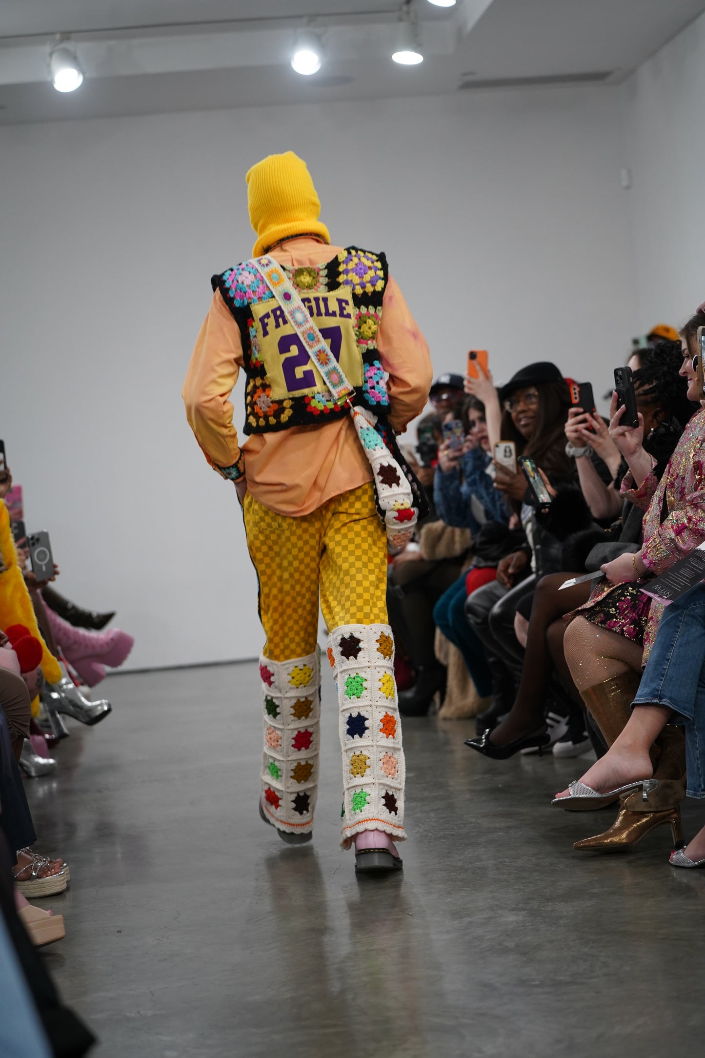 FRAGILE 27 MESSENGER BAG—NYFW