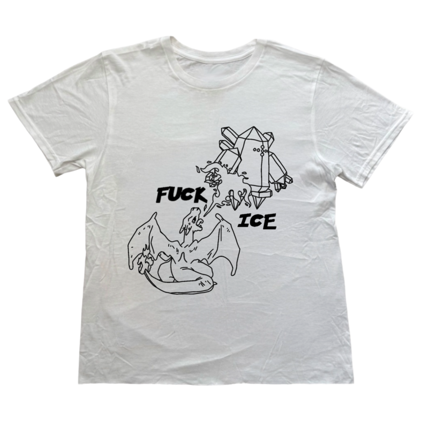 F*CK I.C.E — B&W