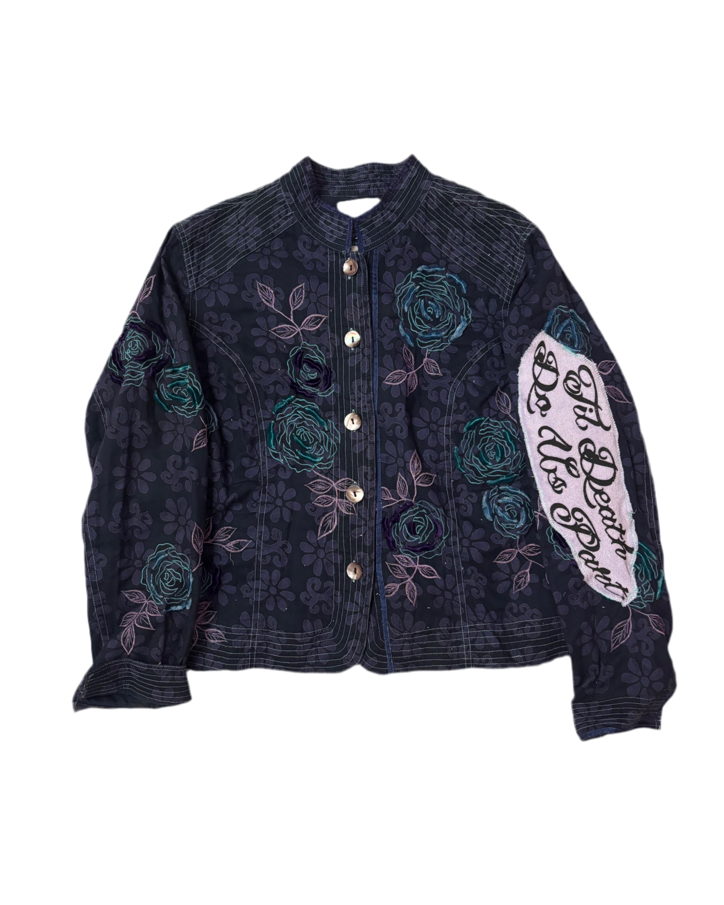COFFIN CUTIES NANA — FLORAL EMBROIDERED JACKET
