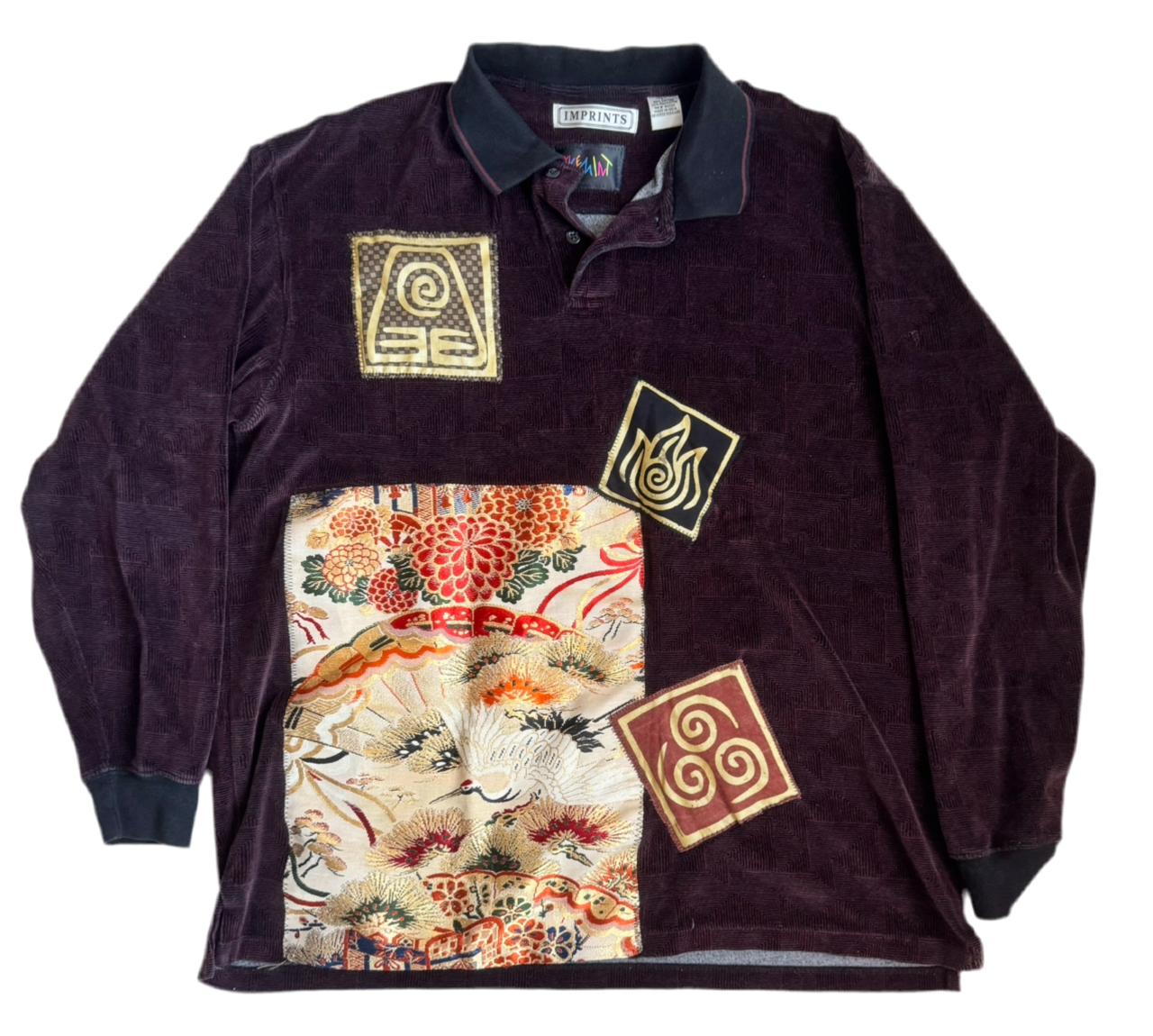 4 ELEMENTAL NATIONS VELVET POLO—NYFW