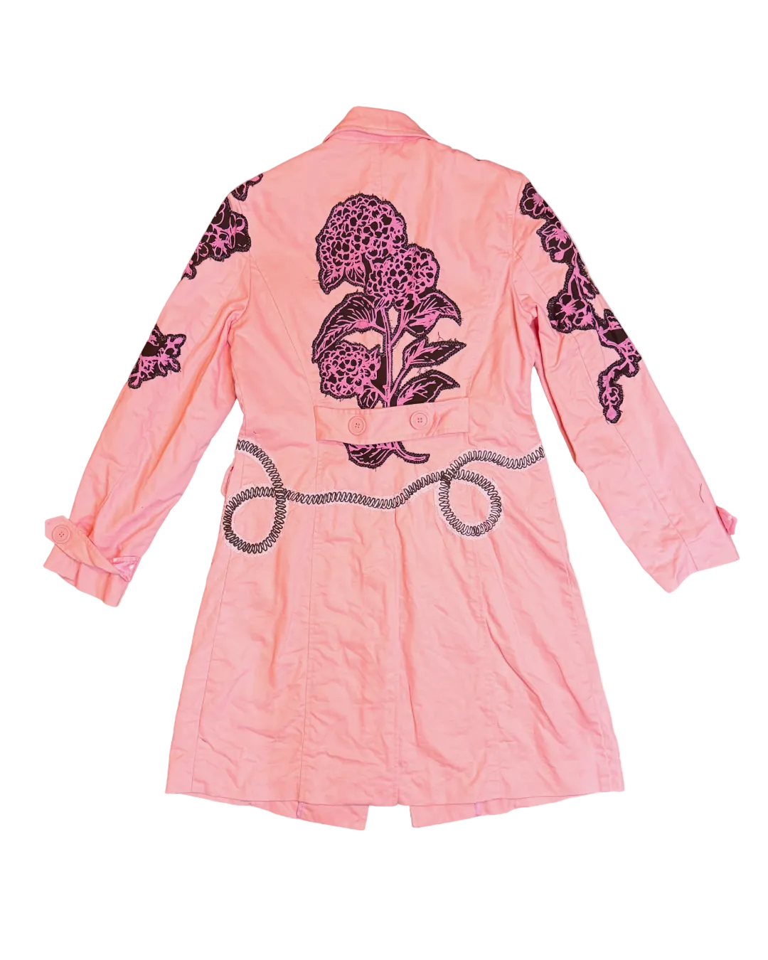 NEAPOLITAN CHERRY BLOSSOM TRENCH
