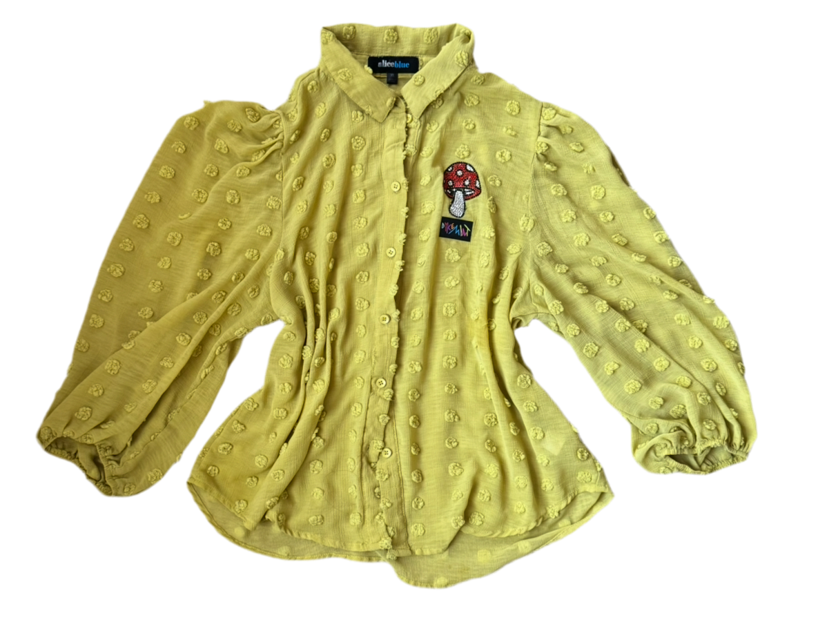 CHARTREUSE CLOWN SHITT—NYFW