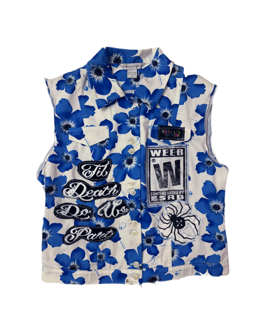 FLORAL PUNK VEST