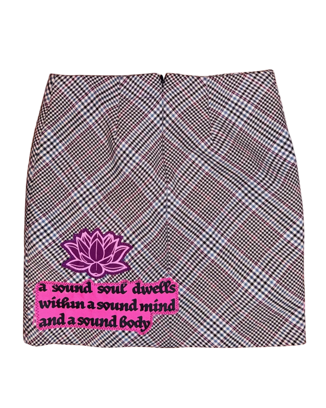 PRETTY PLAID PSYCHOSIS SKIRT