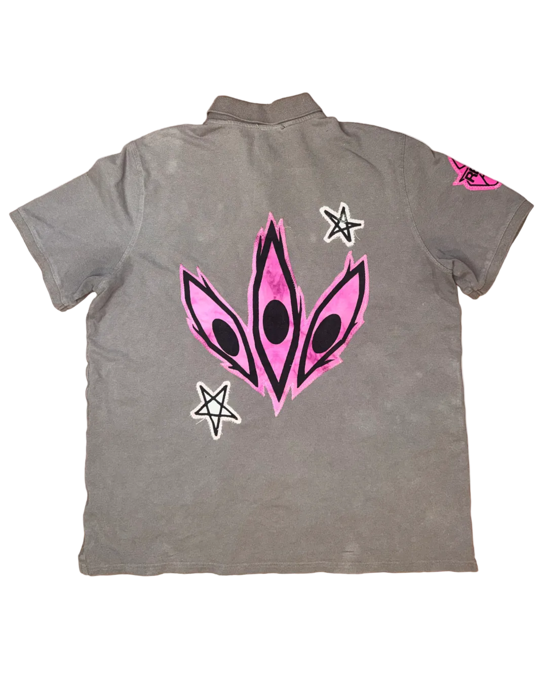 SOUL-RIO GREY & PINK POLO