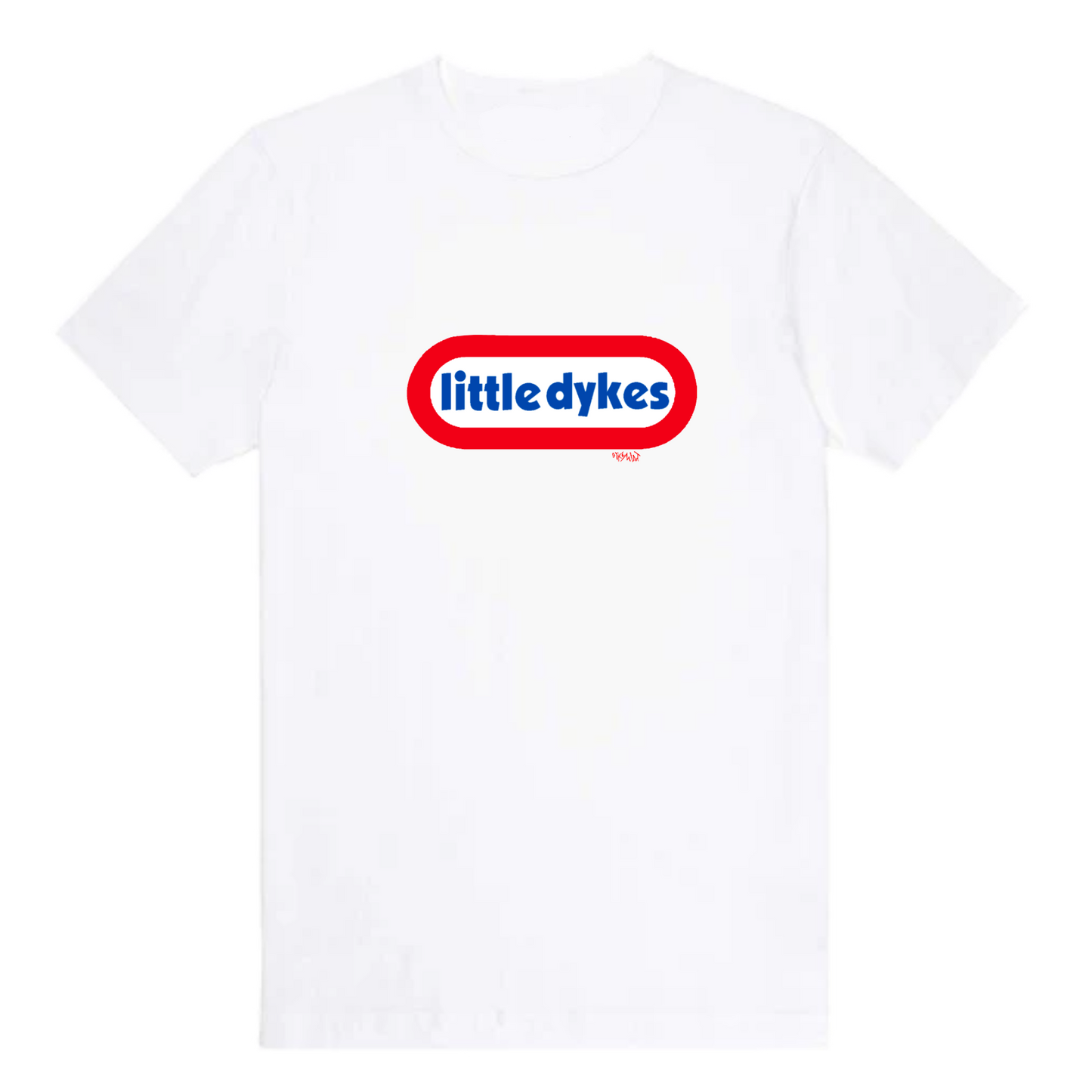 little dykes parody logo tee