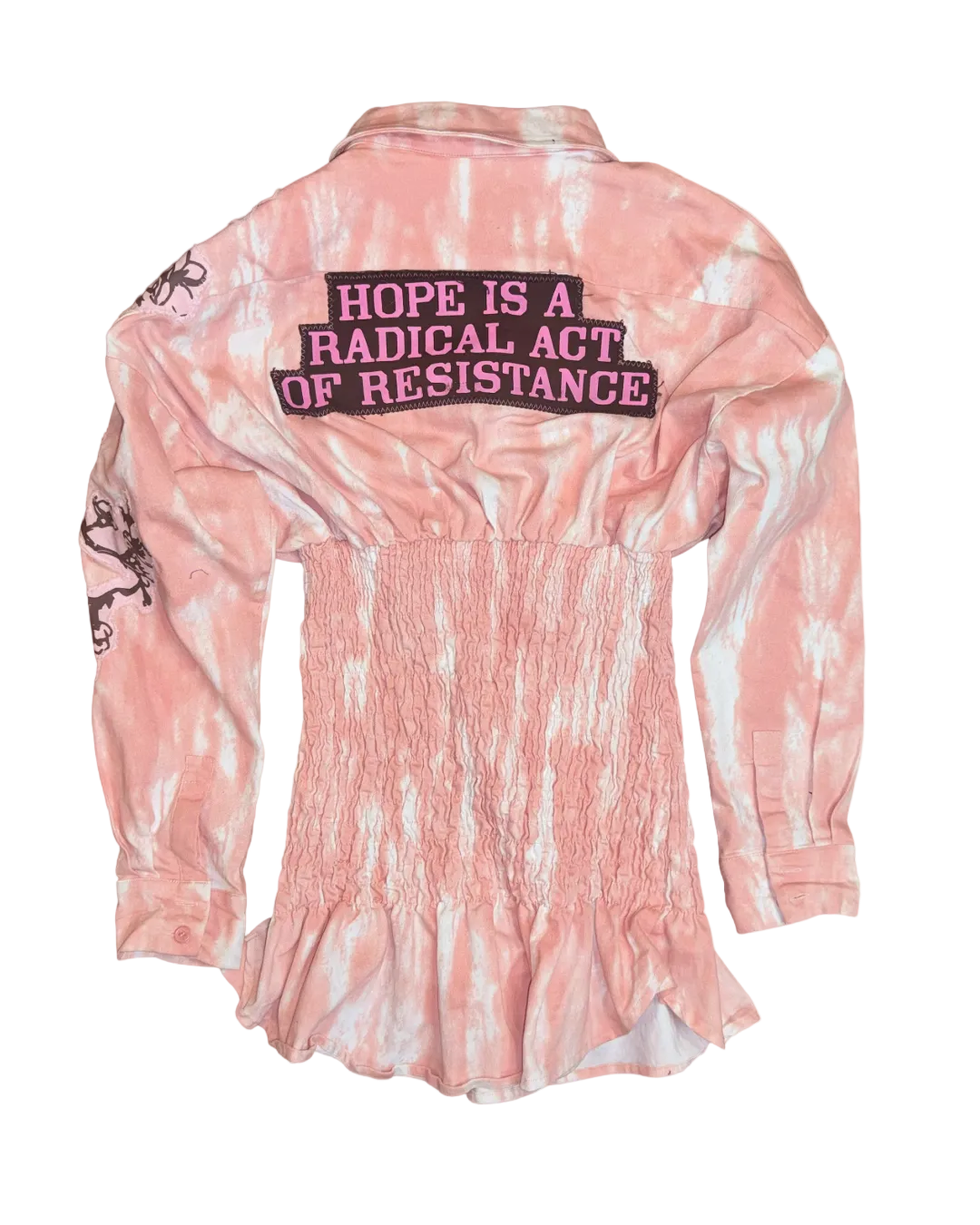 STRAWBERRY TIE DYE SCRUNCHY SHIRT?? DRESS?