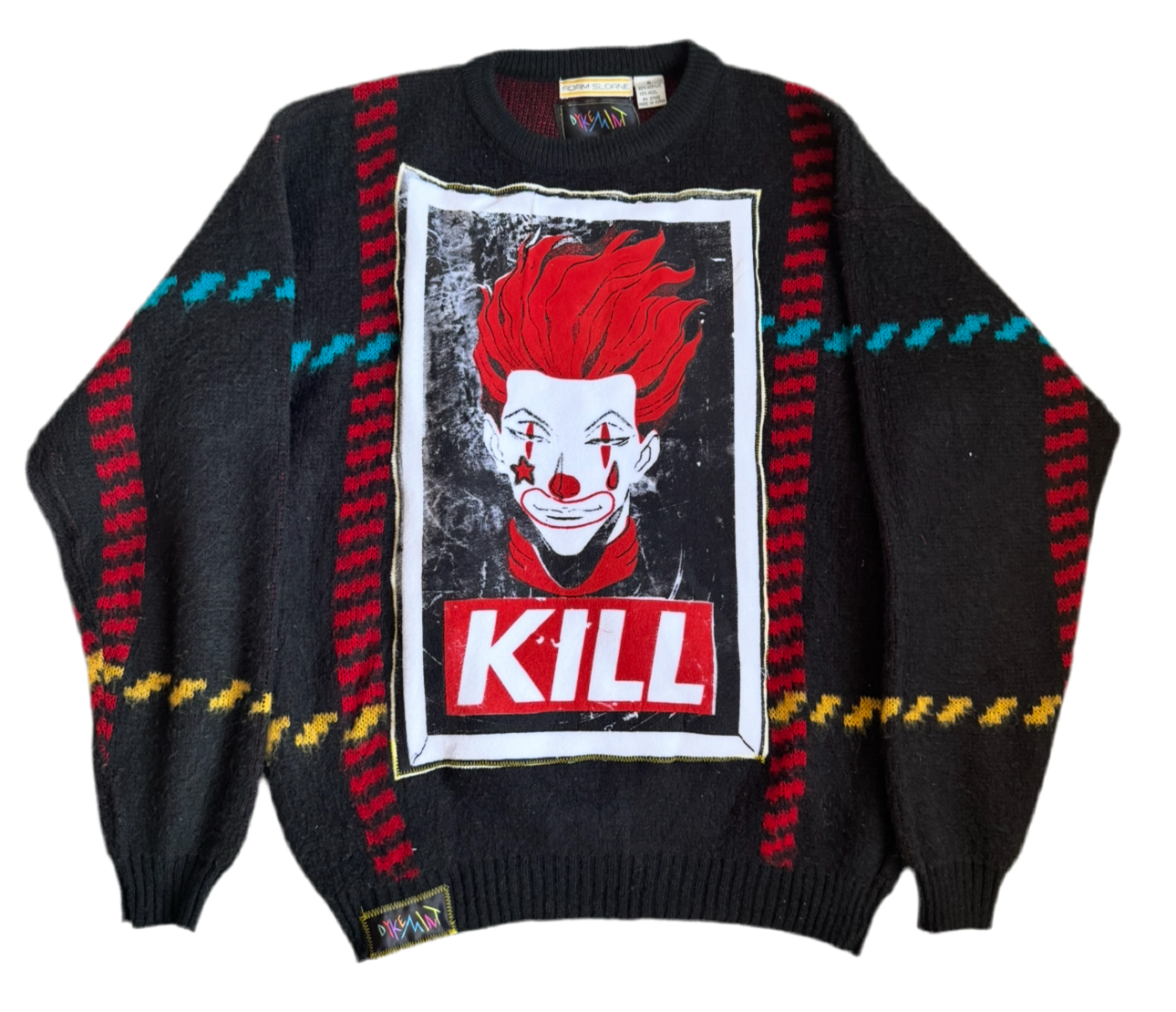 KILLER CLOWN VINTAGE SWEATER