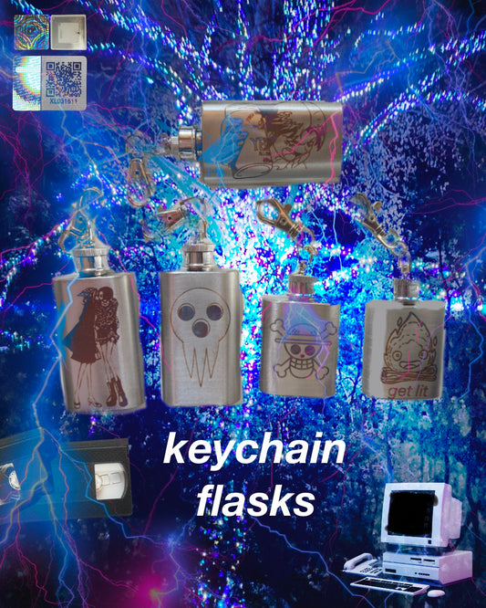 Custom Engraved KeyChain Flasks