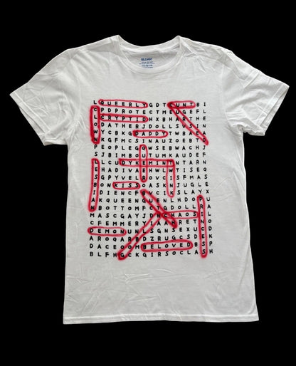 BLANK LGBTQAI+ WORD SEARCH SHIRT