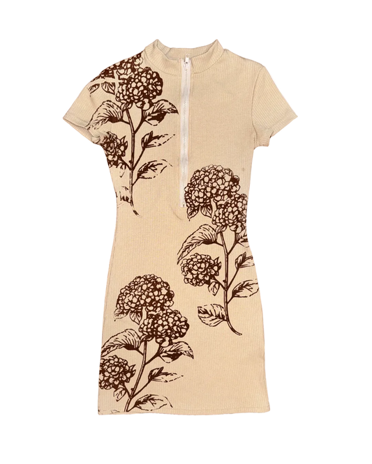 HYDRANGEA BODYCON DRESS