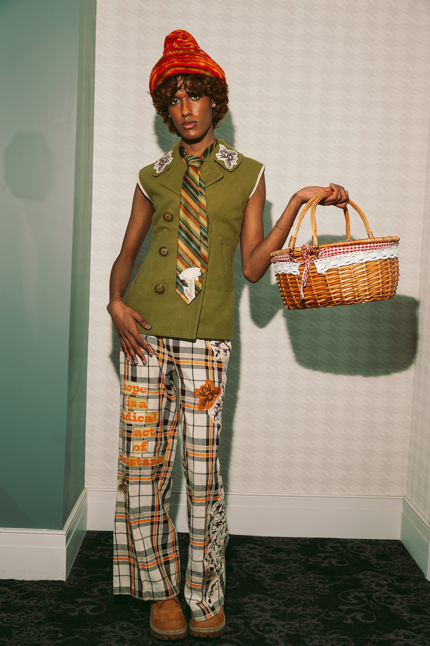 RADICAL HOPE TRUE VINTAGE PLAID PANTS
