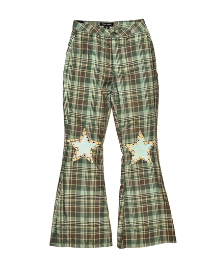 PLAID STAR PANTS