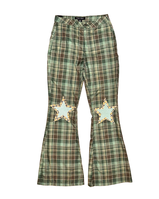 PLAID STAR PANTS