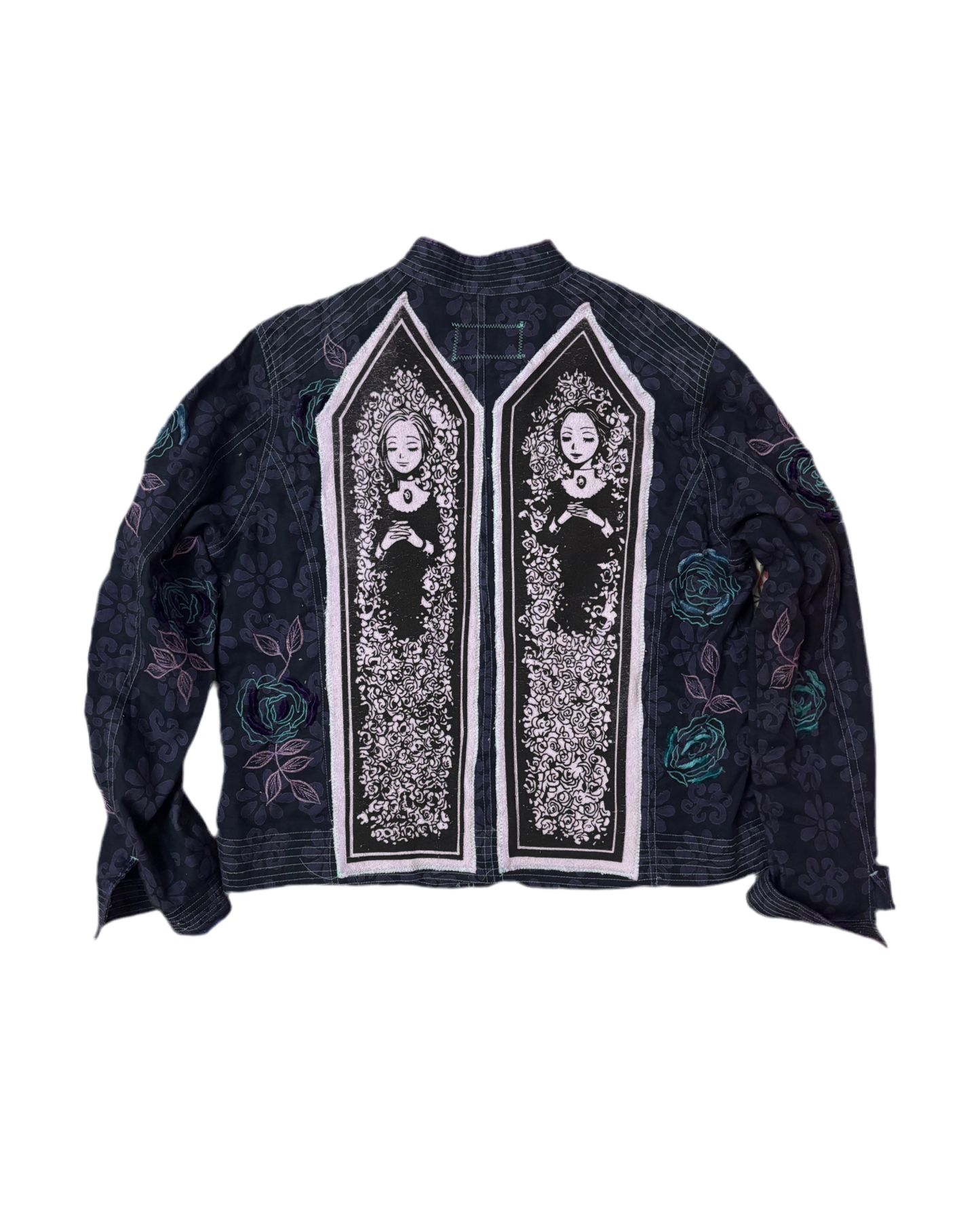 COFFIN CUTIES NANA — FLORAL EMBROIDERED JACKET