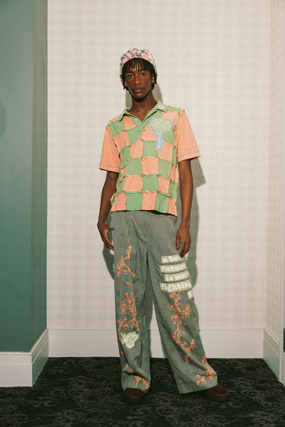 WIDE LEG SAKURA GOLF PANTS