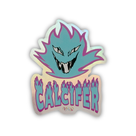 Calci-spit fire STICKER