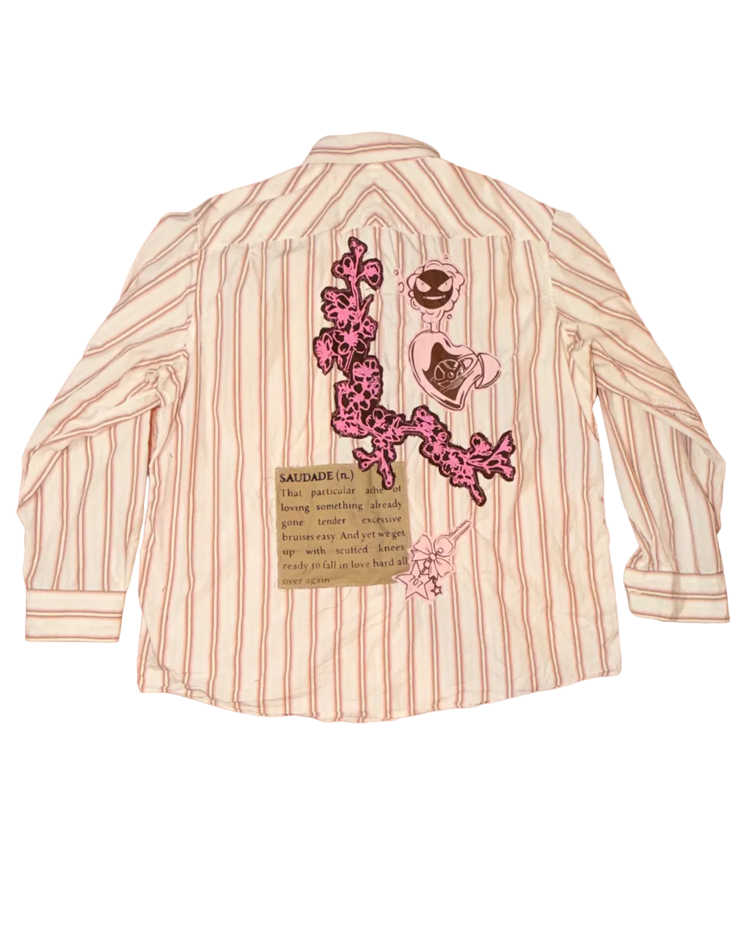 STRIPED NEAPOLITAN COWBOY BUTTON DOWN