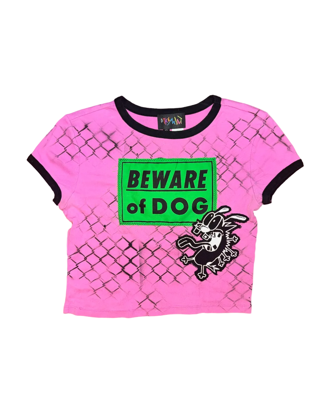 BEWARE OF DOG BABY TEE