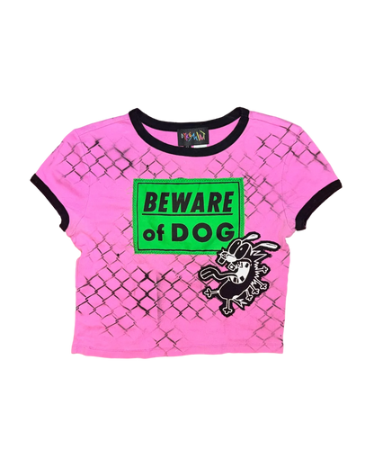 BEWARE OF DOG BABY TEE
