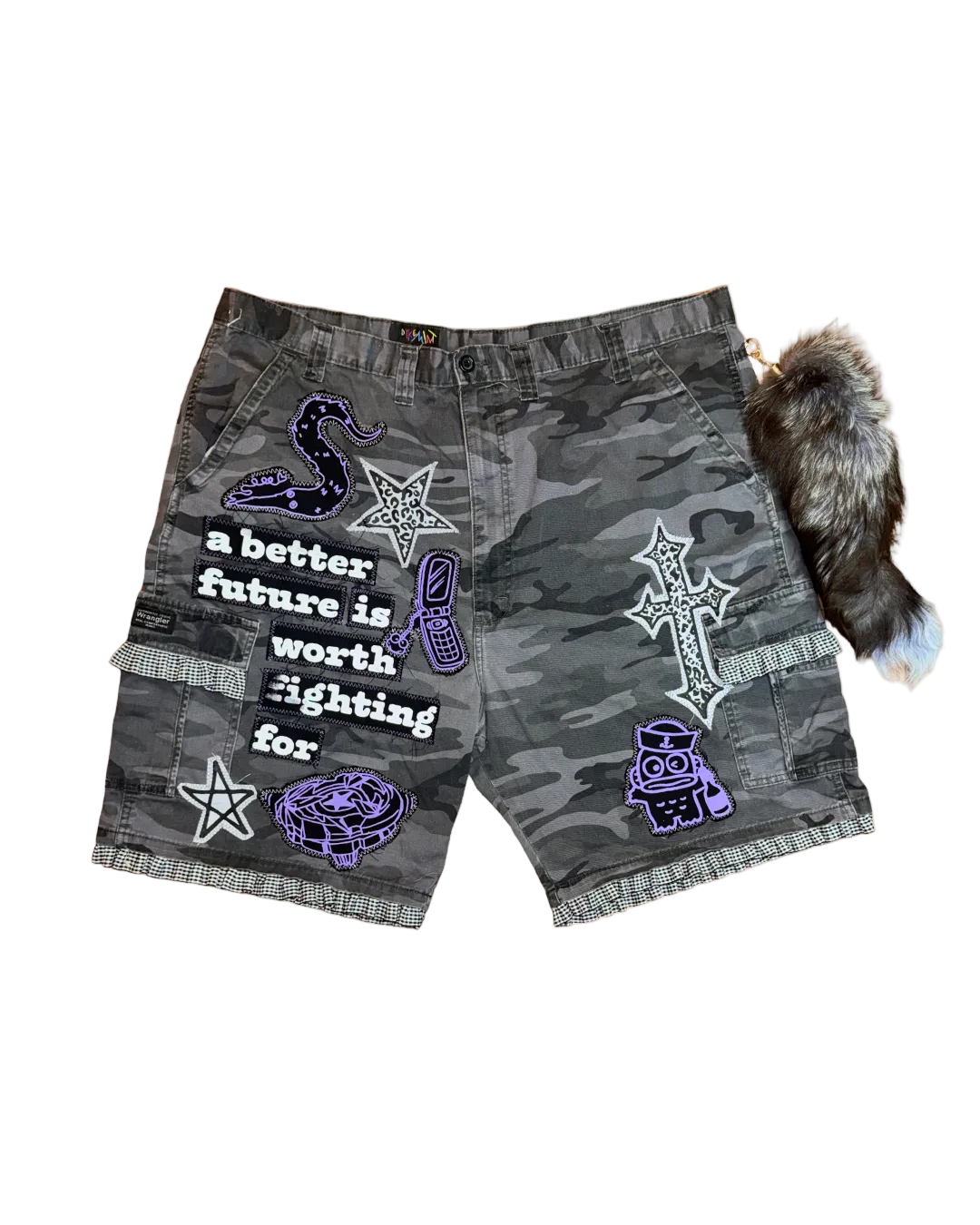 PURPLE NIGHTCORE CAMO PANTS
