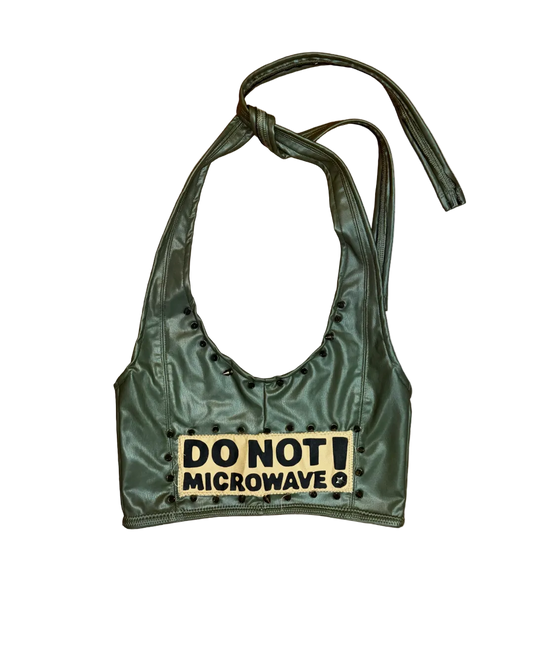 DO NOT MICROWAVE HALTER