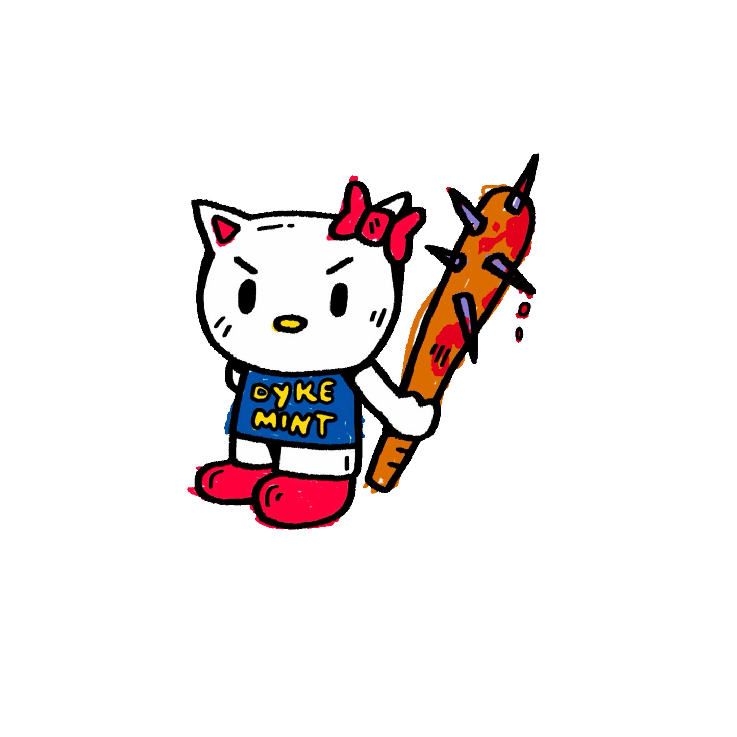 GOODBYE KITTEN STICKER