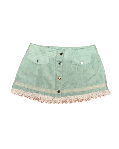RADICALLY SOFT SUEDE MINI SKIRT