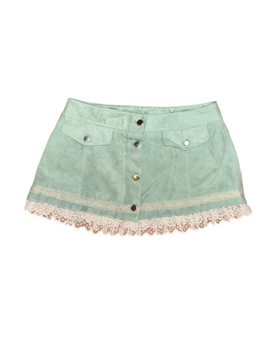 RADICALLY SOFT SUEDE MINI SKIRT