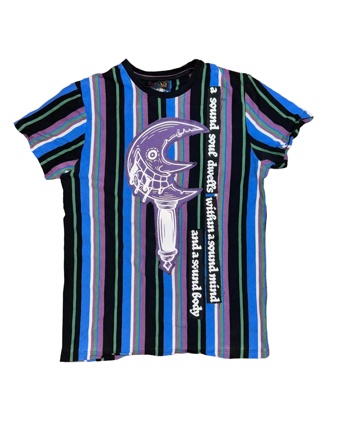 MALICIOUS MOON STRIPED TEE