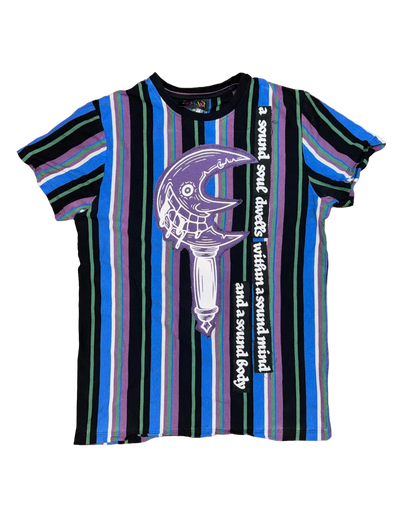 MALICIOUS MOON STRIPED TEE