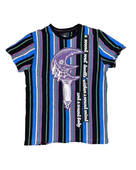 MALICIOUS MOON STRIPED TEE