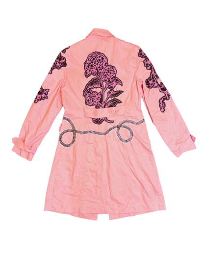 NEAPOLITAN CHERRY BLOSSOM TRENCH