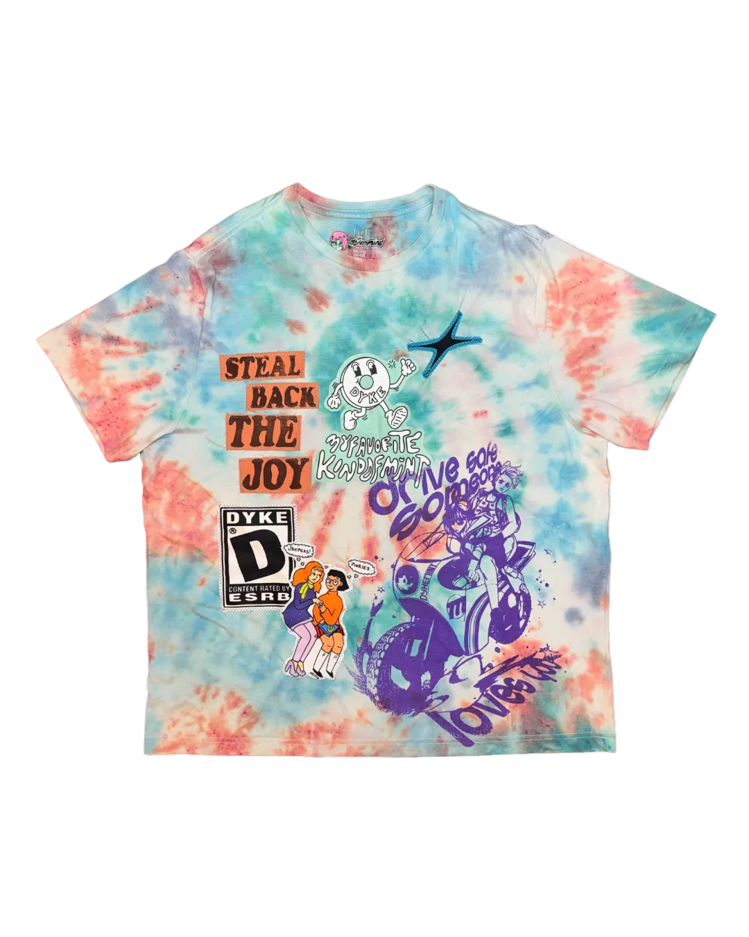 SAPPHIC SPEEDWAY TIE DYE