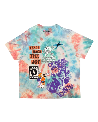 SAPPHIC SPEEDWAY TIE DYE