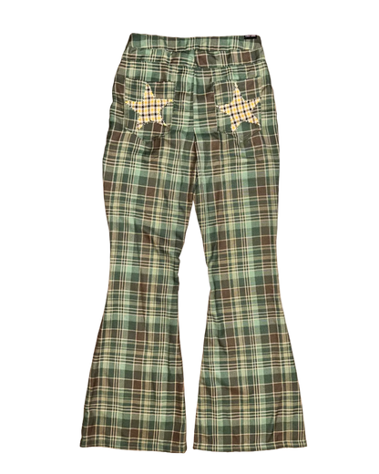 PLAID STAR PANTS