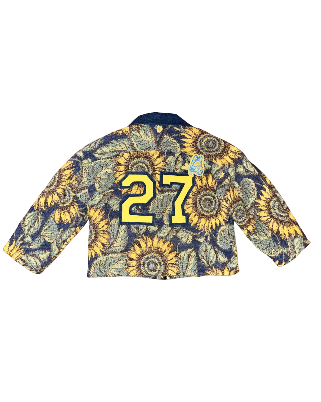 SUNFLOWER TAPESTRY VARSITY JACKET