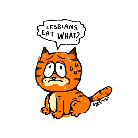 SCARED PUSSY STICKER