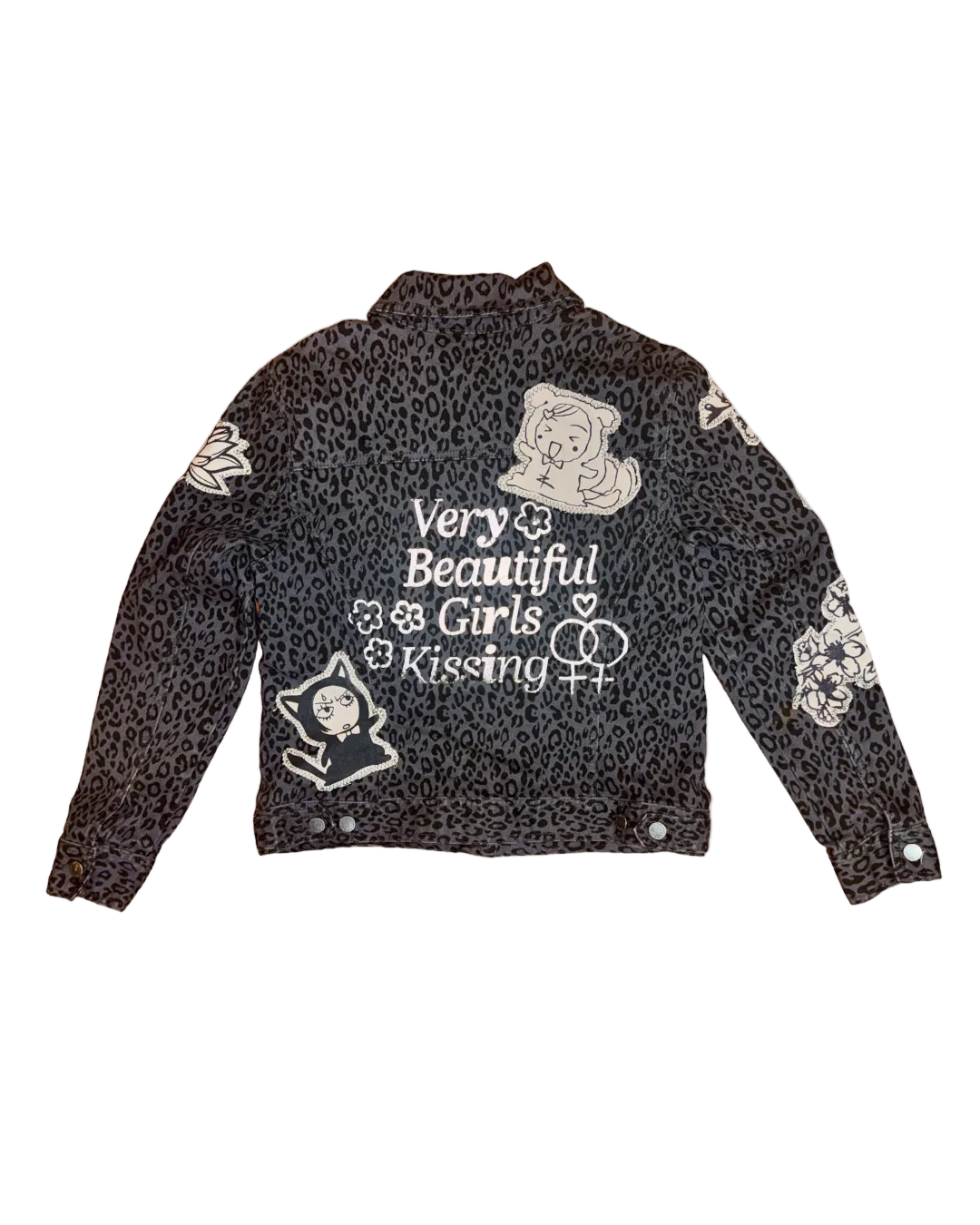 GOTH GIRL LEOPARD PRINT JACKET