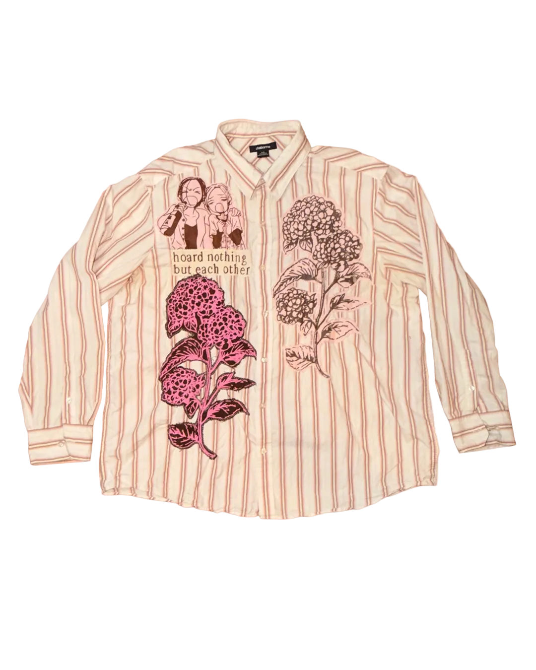 STRIPED NEAPOLITAN COWBOY BUTTON DOWN