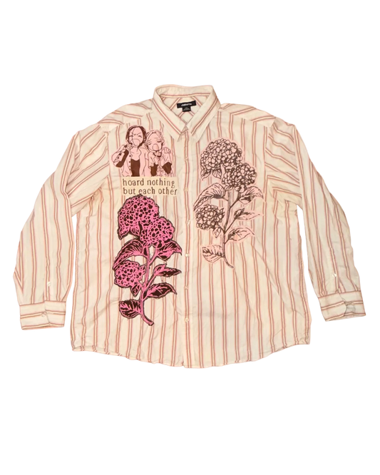 STRIPED NEAPOLITAN COWBOY BUTTON DOWN