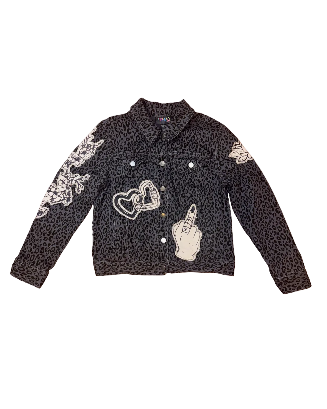 GOTH GIRL LEOPARD PRINT JACKET