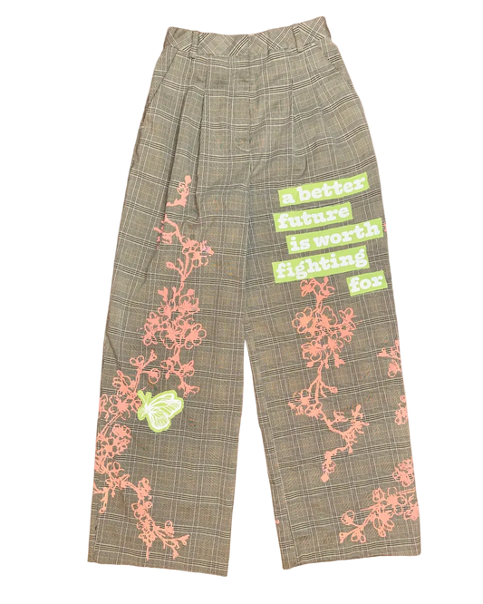 WIDE LEG SAKURA GOLF PANTS