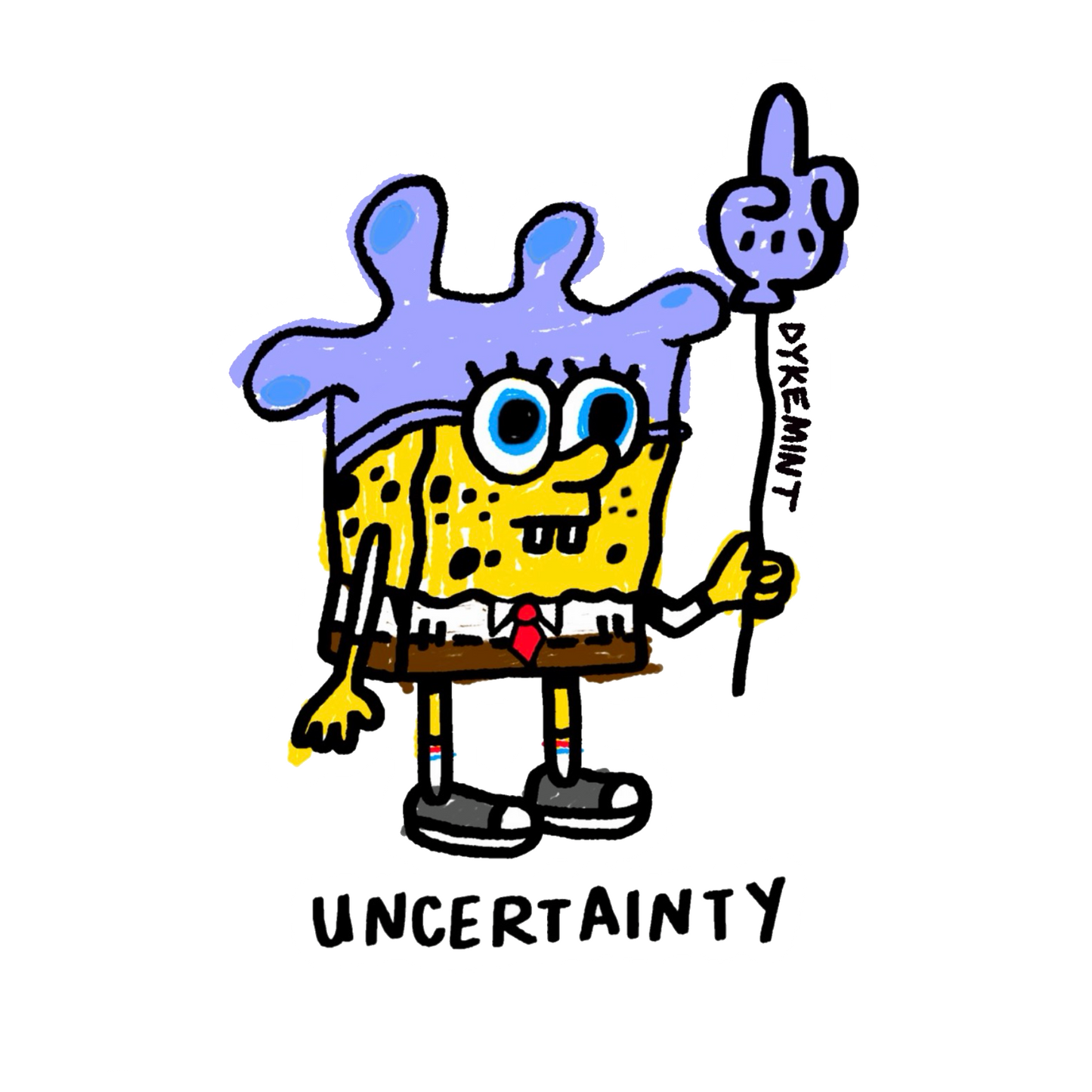 DISSOCIATIVE SPONGE STICKER