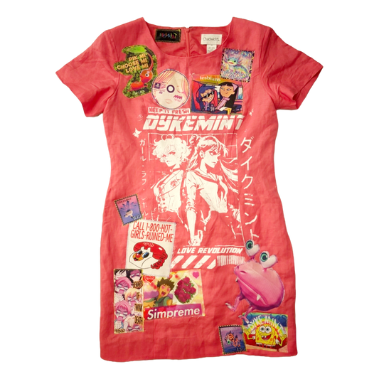 PEACHY NOSTALGIA DRESS