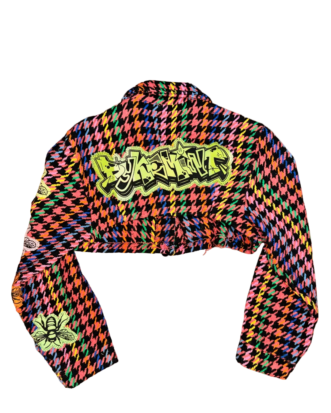 RAINBOW HOUNDSTOOTH TOP